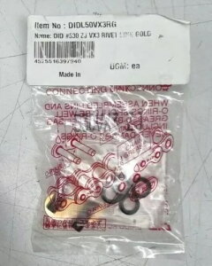 DID 530 VX3 X-RING �S�[���h���x�b�g�X�^�C���}�X�^�[�`�F�[�����������N DIDL50VX3RG DID 530 VX3 X-RING Gold Rivet Style Master Chain Joining Link DIDL50VX3RG �y���s�A���i�z