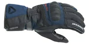 DRRIRIDER �A�h�x���`���[ 2 �����Y �o�C�N �O���[�u �u���b�N/�l�C�r�[ 4005764 �T�C�Y L DRIRIDER Adventure 2 Mens Motorcycle Glove Black/Navy 4005764 Size Large �y���s�A���i�z