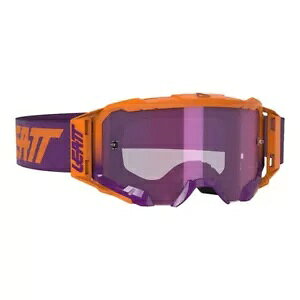 Leatt S[O Velocity 5.5 IRIZ lI IW p[v Y 78% LE8020001020 Leatt Goggles Velocity 5.5 IRIZ Neon Orange-Purple Lens 78% LE8020001020