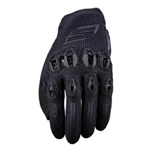 FIVE STUNT EVO 2 AIRFLOW �t���u���b�N �I�[�g�o�C �O���[�u GFAIR1008 �T�C�Y 3X-Large FIVE STUNT EVO 2 AIRFLOW Full Black Motorcycle Gloves GFAIR1008 Size 3X-Large �y���s�A���i�z