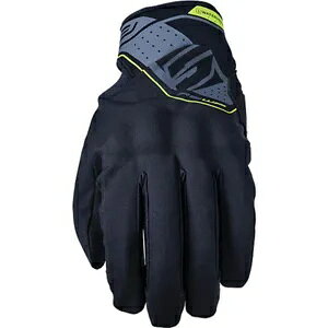 FIVE RS WP ubN/t oCNphO[u TCY L GFRSW0075 FIVE RS WP Black/Fluro Motorcycle Waterproof Glove Size Large GFRSW0075