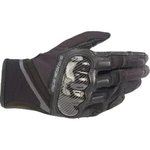 ALPINESTAR N ubN/O[ U[ I[goC O[u AS3568721116960 Sz L ALPINESTAR Chrome Black/Grey Leather Motorcycle Glove AS3568721116960 Sz Large