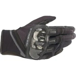 ALPINESTAR N ubN/O[ U[ I[goC O[u AS3568721116964 TCY 2XLarge ALPINESTAR Chrome Black/Grey Leather Motorcycle Glove AS3568721116964 Sz 2XLarge