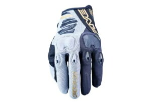 FIVE E2 Gf[ ubN/O[/S[h I[goC O[u GFEND2288 TCY 3X-Large FIVE E2 Enduro Black/Grey/Gold Motorcycle Gloves GFEND2288 Size 3X-Large