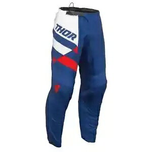 THOR 2024 SECTOR ���g�N���X MX �p���c CHECKER �l�C�r�[/���b�h 2901-11019 �T�C�Y 34 THOR 2024 SECTOR Motocross MX Pants CHECKER Navy/Red 2901-11019 Size 34 �y���s�A���i�z