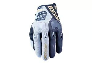 FIVE E2 Enduro ubN/O[/S[h oCN O[u GFEND2283 TCY S FIVE E2 Enduro Black/Grey/Gold Motorcycle Gloves GFEND2283 Size Small