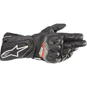 ALPINESTARS SP8 V3 U[ oCN O[u ubN AS3558321001060 TCY LARGE ALPINESTARS SP8 V3 Leather Motorcycle Glove Black AS3558321001060 Size LARGE