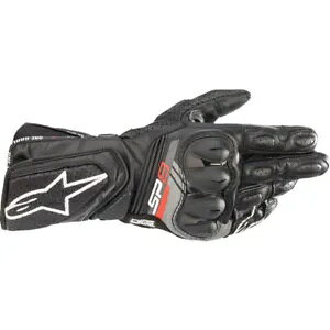ALPINESTARS SP8 V3 U[ oCN O[u ubN AS3558321001056 TCY SMALL ALPINESTARS SP8 V3 Leather Motorcycle Glove Black AS3558321001056 Size SMALL