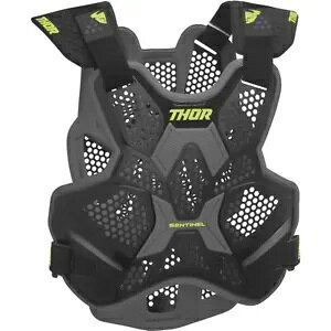 THOR SENTINEL LTD gNX {fB A[}[ 2701-1214 ubN TCY X-Small/Small THOR SENTINEL LTD MOTOCROSS BODY ARMOUR 2701-1214 BLACK SIZE X-Small/Small