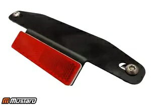 Mustard Bikes ADR ���F�̃��A���b�h���t���N�^�[ & ���t���u���P�b�g MUS_ACC_REFLEC Mustard Bikes ADR approved rear red reflector & mounting bracket MUS_ACC_REFLEC �y���s�A���i�z
