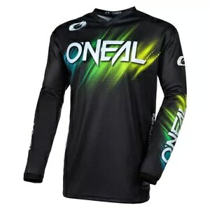 ONEAL Gg {e[W ubN/O[ W[W gNX ONE005236 lTCY 2X-Large ONEAL Element Voltage Black/Green Jersey Motocross ONE005236 Adult Size 2X-Large