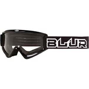 Blur Optics B-Zero ubN NAYt S[O MX gNX BL6030110 Blur Optics B-Zero Black with Clear Lens Goggles MX Motocross BL6030110