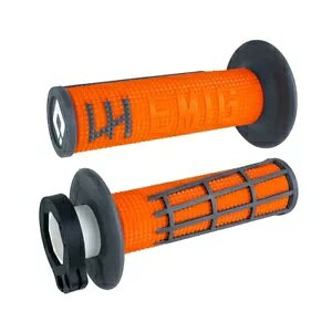 ODI MX V2 EMIG 2.0 ���b�N�I���O���b�v �I�����W/�O���t�@�C�g 2T/4T ���g�N���X �G���f���[�� H36E2OH ODI MX V2 EMIG 2.0 LOCK ON GRIPS Orange/Graphite 2T/4T Motocross Enduro H36E2OH �y���s�A���i�z