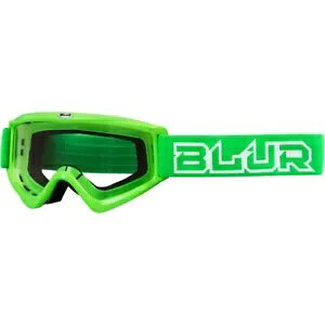 Blur Optics B-Zero O[ (NAYt) S[O MX gNX BL6030115 Blur Optics B-Zero Green with Clear Lens Goggles MX Motocross BL6030115