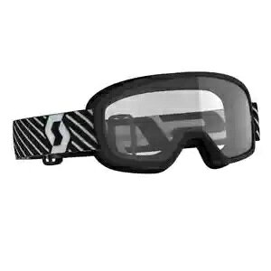 SCOTT BUZZ [X LbY S[O ubN NAY 272838-0001043 gNX Gf[ SCOTT BUZZ Youth Kids Goggles Black Clear Lens 272838-0001043 Motocross Enduro