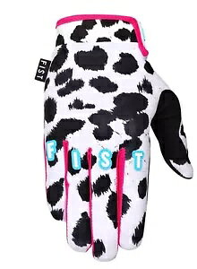 tBXg gNX MX MTB BMX O[u _[V TCY [X M Fist Motocross MX MTB BMX Gloves Dalmation Size Youth Medium
