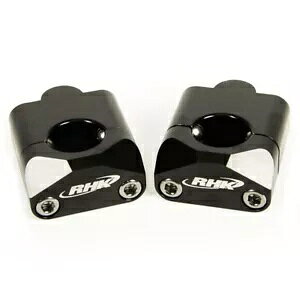 RHK �u���b�N 35MM 7/8 �e�[�p�[�h���C�U�[�n���h���o�[�}�E���g RHKBMK-07 RHK BLACK 35MM 7 / 8 TO TAPERED RISERS HANDLEBAR MOUNTS RHKBMK-07