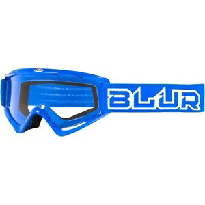 Blur Optics B-Zero u[ (NAYt) S[O MX gNX BL6030116 Blur Optics B-Zero Blue with Clear Lens Goggles MX Motocross BL6030116