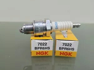 ����NGK�X�p�[�N�v���O BPR6HS 2�{�p�b�N ���}�n �z���_ �J���T�L �X�Y�L�Ȃ� Genuine NGK SPARK PLUGS BPR6HS 2 pack Yamaha Honda Kawasaki Suzuki + more