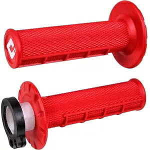 ODI MX n[t bt bN I Obv bh 2ST/4ST gNX MX Gf[ H36HWR ODI MX HALF WAFFLE LOCK ON GRIPS Red 2ST/4ST Motocross MX Enduro H36HWR