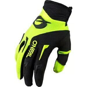 ONEAL ELEMENT ネオンイエロー/ブラック モトクロスグローブ ONE031410 大人サイズ L ONEAL ELEMENT Neon Yellow/Black Motocross Gloves ONE031410 ADULT Size Large