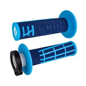 ODI MX V2 EMIG 2.0 ���b�N�I���O���b�v �l�C�r�[/�V�A�� 2T/4T ���g�N���X MX �G���f���[�� H36E2DU ODI MX V2 EMIG 2.0 LOCK ON GRIPS Navy/Cyan 2T/4T Motocross MX Enduro H36E2DU �y���s�A���i�z