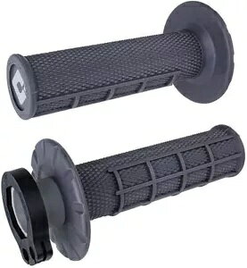 ODI MX n[t bt bN I Obv Ot@Cg 2ST/4ST gNX MX Gf[ H36HWH ODI MX HALF WAFFLE LOCK ON GRIPS Graphite 2ST/4ST Motocross MX Enduro H36HWH