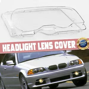 1PC EwbhCgwbhvNAYJo[ BMW E46 1999-2003 M3 2001-2006 1PC RIGHT Headlight Headlamp Clear Lens Cover For BMW E46 1999-2003 M3 2001-2006