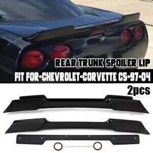 1997-04 Rxbg C5&ZR1 gX^C X[NK[j[tbvAECOX|C[t For 1997-04 Corvette C5&ZR1 Extended Style w/Smoke Gurney Flap Rear Wing Spoiler