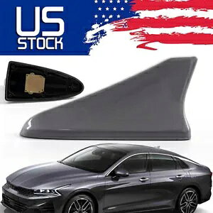 2015-2019 q_C \i^-Gg Vo[ O[ J[ V[N AM/FM Aei Jo[ For 2015-2019 Hyundai Sonata-Elantra Silver Gray Color Shark AM/FM Antenna Cover