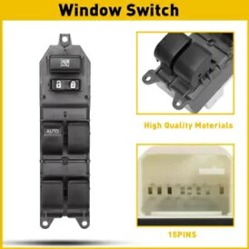 パワーウィンドウスイッチマスター LH フロント運転席側トヨタマトリックスカムリカローラ Power Window Switch Master LH Front Driver Side For Toyota Matrix Camry Corolla