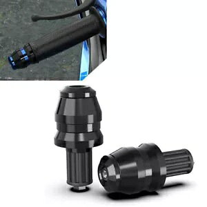 �u���b�N ���j�o�[�T�� 22mm 7/8�C���` �I�[�g�o�C �n���h���o�[ �O���b�v �o�[�G���h �X���C�_�[ �L���b�v �v���O Black Universal 22mm 7/8 Motorcycle Handlebar Grips Bar End Slider Cap Plugs �y���s�A���i�z
