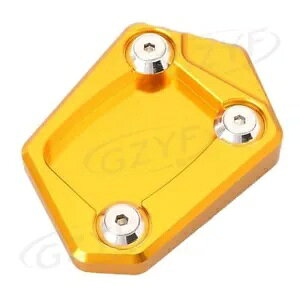 �z���_ CBR500R CB500X/F CBR600RR 2013-15 �S�[���h�I�[�g�o�C�T�C�h�L�b�N�X�^���h�p�b�h For Honda CBR500R CB500X/F CBR600RR 2013-15 Gold Motorcycle Side Kickstand Pad �y���s�A���i�z