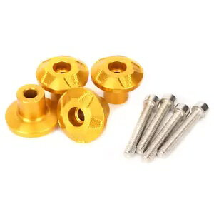 }n NMAX155 2015-17/JTL ZX-10R 14-17 S[htgtF_[t[lW For Yamaha NMAX155 2015-17/ Kawasaki ZX-10R 14-17 Gold Front Fender Frame Screws