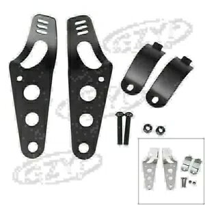 jo[TtBbgn[[ 38-43mm wbhCg}EguPbgtH[NC[`bp[JtF[T[ Universal Fit Harley 38-43mm Headlight Mount Bracket Fork Ear Chopper Cafe Racer