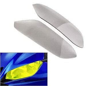 ���}�n YZF R3 R25 2018-2021 �X���[�N�t�����g�w�b�h���C�g�K�[�h�V�[���h�X�N���[�������Y For YAMAHA YZF R3 R25 2018-2021 Smoke Front Headlight Guard Shield Screen Lens