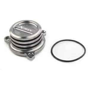 }n XMAX 250 ABS 300 400 2018 `^ CNC GWICtB^[LbvJo[ For Yamaha XMAX 250 ABS 300 400 2018 Titanium CNC Engine Oil Filter Cap Cover