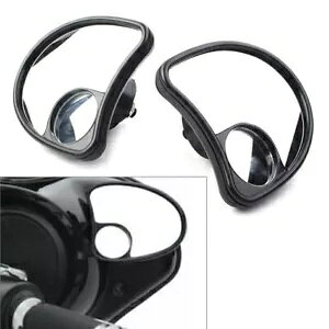 tFAO}Eg~[uChX|bgTCh~[n[[obgEBOc[O 96-2013 ɓK Fairing Mount Mirrors Blind Spot Side Mirror Fit Harley Batwing Touring 96-2013