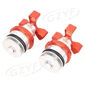 JTLjW 250 IW & XCo[A~ 37 ~[gtgtH[NLbvp For kawasaki Ninja 250Orange& Sliver Aluminum 37mm Front Fork Cap For
