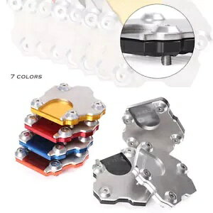 I[goCp CNC I[goCTChX^hLbNX^hv[gpbhjo[T For Motorcycle CNC Motorcycle Side Stand Kickstand Plate Pad Universal
