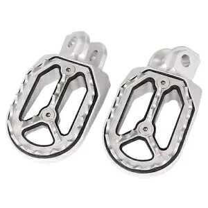 �V���o�[ �_�[�g�o�C�N �t�b�g�y�O �n�X�N�o�[�i/85cc-530cc ALL 2005 2006 2007-2015�p Silver Dirt Bike Foot Pegs for Husqvarna/ 85cc-530cc ALL 2005 2006 2007-2015 �y���s�A���i�z