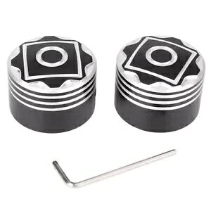 n[[c[O\teC[hLOpCNCA~tgANXibgJo[{g For Harley Touring Softail Road King CNC Aluminum Front Axle Nut Cover Bolt
