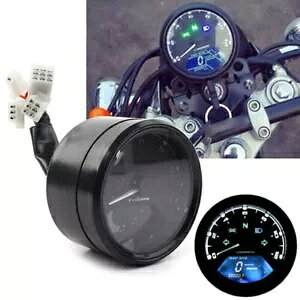 tfW^jo[TI[goCsvXs[h[^[^R[^[ 12000RPM Q[W LCD Digital Universal Motorcycle Odometer Speedometer Tachometer 12000RPM Gauge