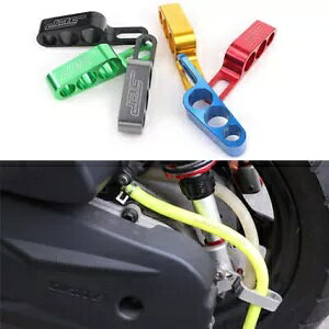 6 �~�����[�g�����j�o�[�T�� 3 �p�C�v�u���P�b�g�X�e���g�p���`���[�u�Œ�I�[�g�o�C�`�^�� 6mm Universal Three Pipes Bracket Stent Waste Oil Tube Fixed Motorcycle Titanium