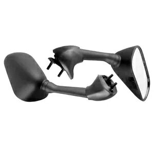 }n YZF R6 2001 2002 obN~[TCh~[ubN 1 yAA~ For Yamaha YZF R6 2001 2002 Rearview Side Mirrorss Black 1 Pair Aluminum