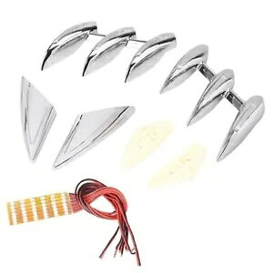 �z���_ �S�[���h�E�B���O GL1800 2001-2011 �N���[���t�F���_�[�t�H�[�N�^���[�A�N�Z���g�Z�b�g For Honda Goldwing GL1800 2001-2011 Chrome Fender Fork Tower Accents Set �y���s�A���i�z