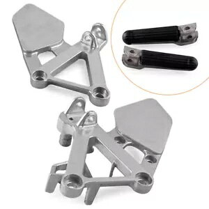 �z���_ CBR 250RR 1988 1989 MC19 2x ���C�_�[�t�����g�t�b�g�y�O�t�b�g���X�g�u���P�b�g For Honda CBR 250RR 1988 1989 MC19 2x Rider Front Footpegs Footrests Brackets