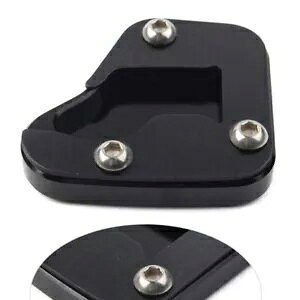 XYL 08-20 oCNLbNX^hTChX^hgv[gpbh For SUZUKI HAYABUSA 08-20 Black Motorcycke Kickstand Sidestand Enlarge Plate Pad