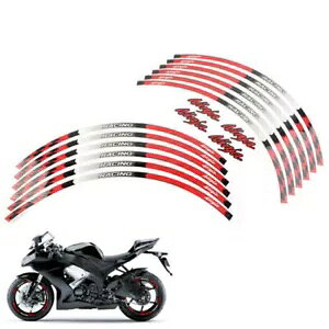 Kawasaki NINJA 1000/R/SX 250/R 300/600R/400/500/R 17 C`bhzC[fJ[ For Kawasaki NINJA 1000/R/SX 250/R 300/600R/400/500/R 17" Red Rim Wheel Decals