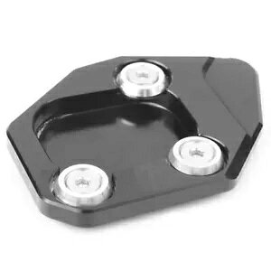 z_ CBR600RR F5 2007-15 LbNX^htbgX^hv[gpbh For HONDA CBR600RR F5 2007-15 Black Kickstand Foot Stand Plate Pad Extension